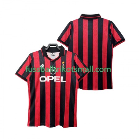 Fußballtrikots AC Mailand 1995 Retro 1996 Kurzarm Heimtrikotsatz kaufen